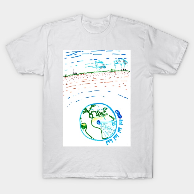 Earthday Today T-Shirt by Hajarsdeco